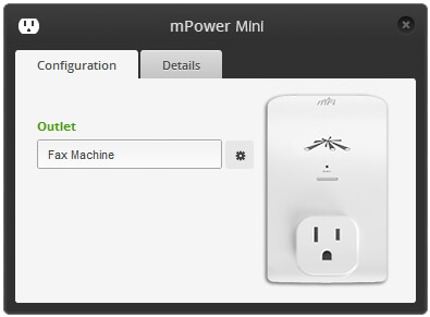 mPower Mini is managed and monitored from the mFi Controller software.